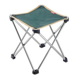 Portable Folding Chair Stool Camping Chairs Fishing Train Travel Paint Outdoor, Grand Green