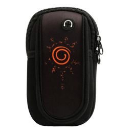 Waterproof Outdoor Multicolored Sports Armband Cellphone Bag - Lollypop Printing