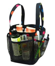 Outdoor Quick Dry Mesh Shower Accessories Tote With Double Handles