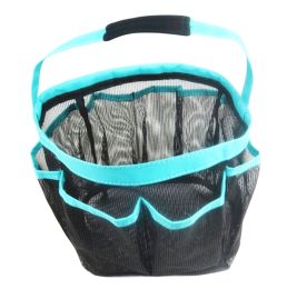 Outdoor Camping Quick Dry Mesh Shower Accessories Tote With Handle(Green)