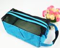 Square Bath Accessories Tote Sport Swimming Mesh Shower Bag-Blue