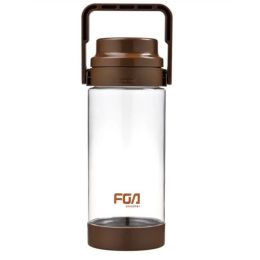 Portable Big Capacity 1500ML Travel Outdoor Sports Plastic Bottle Coffee Style