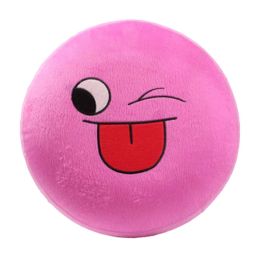 Cartoon Plush Inflatable Stool Portable Folding, Smiley Face