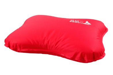 Outdoor Automatic Inflatable Travel Camping Pillow Comfort Air Pillow RED