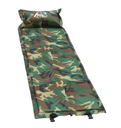 Multifunctional Outdoor Automatic Camping Sleeping Air Pad Mattress Camouflage A