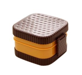 Cute Outdoor Cartoon Lunch Box Candy Box, Square Biscuits