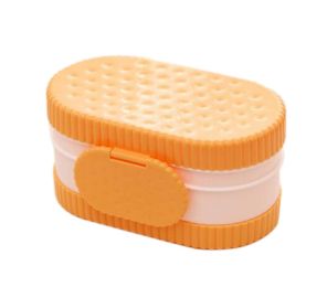 Nice Outdoor Cartoon Lunch Box Candy Box, Orange Biscuits