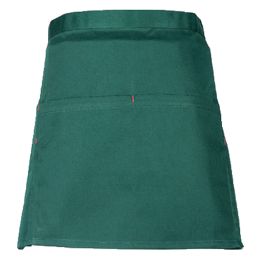 Half-length/Short Paragraph Apron in Dark green for Women