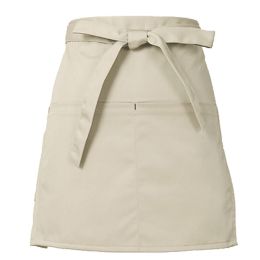 Women's Cream-colored Short Paragraph/Half-length Apron