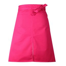 Women's Half-length Rose Red Long Paragraph Apron