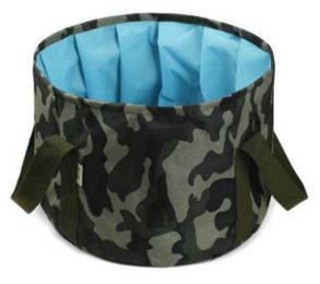 15L Portable Folding Wash Basin Leak-proof Foldable Bucket Footbath Basin with Carrying Pouch #9