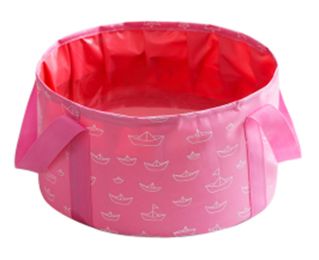 10L Portable Folding Wash Basin Leak-proof Foldable Bucket Footbath Basin with Carrying Pouch #42