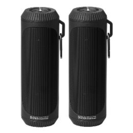 Boss Audio Bolt Marine Bluetooth&reg; Portable Speaker System w/Flashlight - Pair - Black