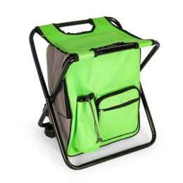 Camp Stool Green Cooler