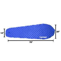 Lyman Lightweight Luxury Camping Mat Blue